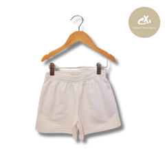 Art 888-Short básico rústico liso niños unisex - CROXI MAYORISTA