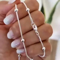 CADENA VIBORA CON BOLITAS YAZMILA