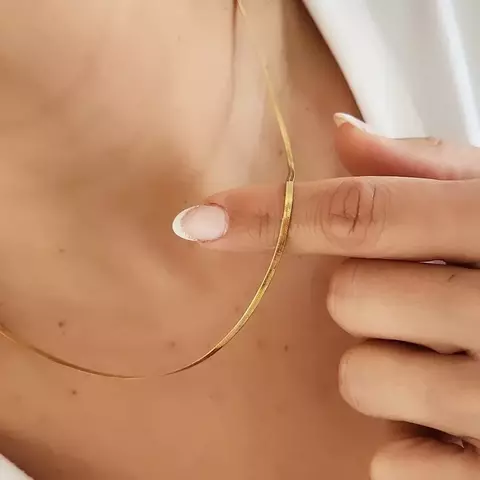 CADENA PLANA DORA