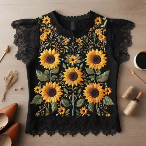 BLUSA BORDADA