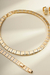 Colar Outshine Nova Iorque Zircônias Banho Dourado Fosco - Aluguel R$ 59,00 - loja online