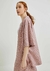 Kimono Feminino Alongado Com Estampa - Rosa