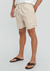 SHORTS MASCULINO BEGE EM TECIDO PLANO ESTAMPADO - comprar online