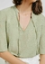 Blusa Feminina Manga 3/4 Texturizada - Verde - comprar online