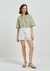 Blusa Feminina Manga 3/4 Texturizada - Verde - Loja Dia Dia 