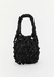 Bolsa Feminina Média Tiracolo Trançada - Preto