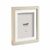 Porta Retrato Mart MDF e Vidro Branco e Bege 15x20cm - comprar online