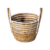Cesto de Fibra Natural com Alça 19x15cm Paramount