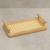 Bandeja em Bambu Retangular em Palhinha 25cm - comprar online