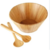 Saladeira em Bambu 30cm 3 Peças Mor