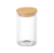 Mini Porta Mantimentos de Borossilicato com Tampa de Bambu 160ml MimoStyle - comprar online