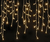 Pisca Pisca Cascata Luz Fixa 200 Leds Fio Transparente 6mx70cm 220v Cor Branco Quente - comprar online