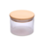 Pote de Vidro Borossilicato Canelado com Tampa em Bambu 430ml MimoStyle