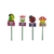 Kit com 5 Plaquinhas Enfeite Vaso Jardim Bichinhos Artesanato