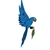 Arara Azul com Asa Aberta no Tronco enfeite e Decoração na internet