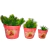 Vaso de Parede Trio Cerâmica Decoração