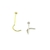 Nostril Bolinha - Ouro 18k