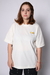 Camiseta Oversized Grafite - Revolution is Impossible Without Art (Off-White) - comprar online