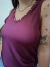 Remera escote V con aplique - Lulita