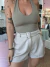 Short sastrero con cinto - comprar online