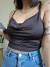 Musculosa con encaje y buche - Lulita