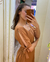 Vestido juvenil mangas abertas laço caramelo na internet