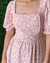 Vestido longo floral rosa claro - loja online