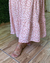 Vestido longo floral rosa claro - ana.k