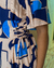 Vestido amarração lateral azul - ana.k