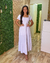 Vestido longo branco