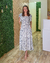Vestido floral libert off com azul - ana.k