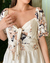 Vestido Amora: bege com floral - loja online