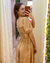Vestido nude estampa bege e lastex na internet