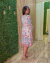 Vestido transpassado barrado - loja online