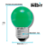 BOMBILLO LED PIN PON LEXMANA 1W VERDE - comprar online