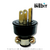 CLAVIJA MACHO CON POLO RELCO BRONCE 15A NEGRA