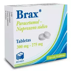 BRAX 300/275MG BIOMEP 10 TABLETAS