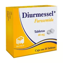 DIURMESSEL 40MG BIOMEP 20 TABLETAS