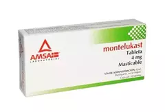 MONTELUKAST 4MG 10 TABLETAS MASTICABLES