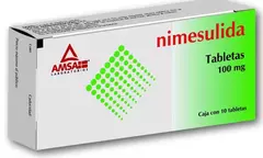 NIMESULIDA 100MG AMSA 10 TABLETAS
