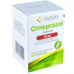 OMEPRAZOL 20MG AVIVIA/ULTRA 14 CAPSULAS