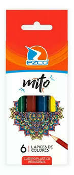 Lapices de color Ezco 6unid