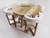 Silla redonda de petiribí tapizada X4unidades. - tienda online