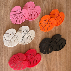 Posavasos MONSTERA rojo - comprar online