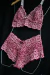 Conjunto Lingerie Bicolor Vinho com Rosé - comprar online