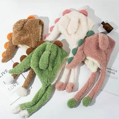 Gorro levanta orejas dinosaurio