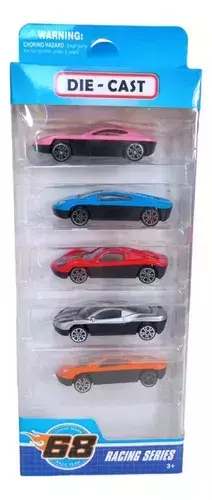 Set de 5 autos hotwheel