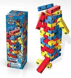 PAW PATROL JUEGO JENGA 48 PIEZAS + 1 DADO