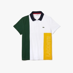 Camiseta Lacoste Polo Colour-block Stretch Cotton