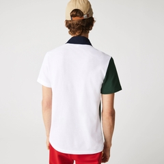 Camiseta Lacoste Polo Colour-block Stretch Cotton - comprar online